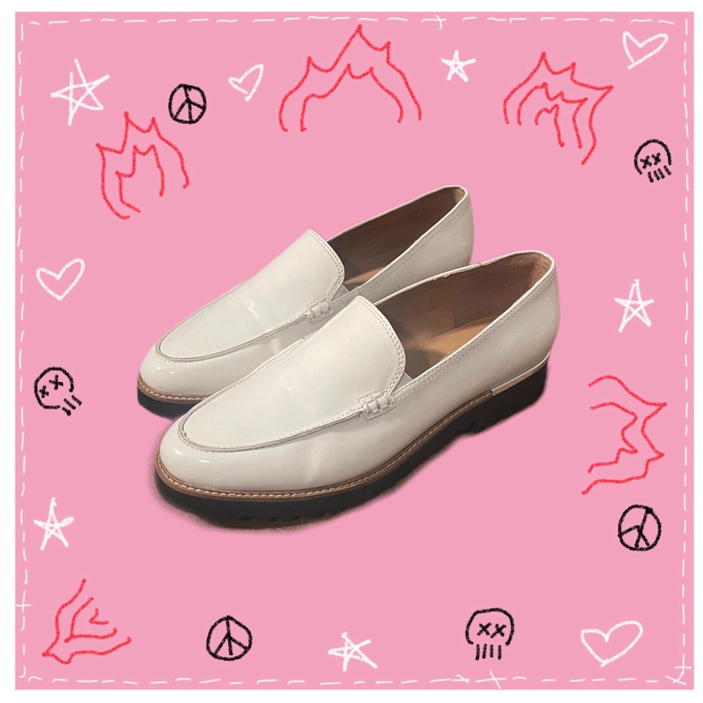 white loafers